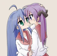 Konata and Kagami