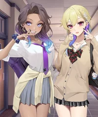 Miki and Yuzu
