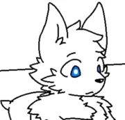 Colin as white Furry