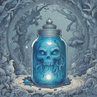 Random spirit in jar