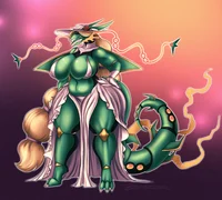 Anthro Mega Rayquaza