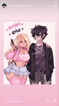 Emo x bimbo