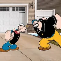 Popeye and Bluto 