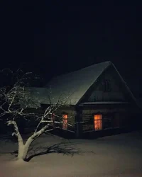 Winter cabin story