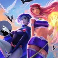 Raven and Starfire