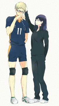 Tsukishima y Shimizu