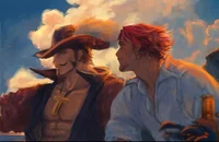 Shanks and Mihawk