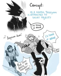 Tokoyami and Aoyama 