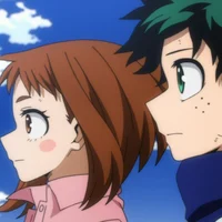 Deku y Ochako 