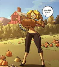 Pumpkined girl