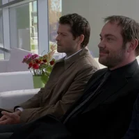 Crowley and Castiel