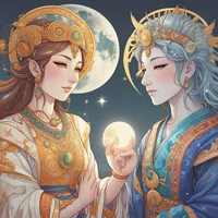 Sun and moon gods