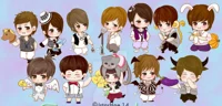 Super Junior Chibis