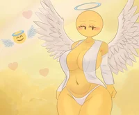 Female Angel Emoji