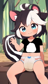 Baby Skunk Demihuman
