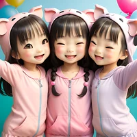 Piggy Triplets