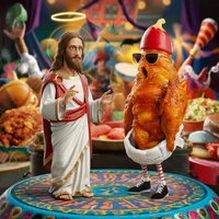 jesus and hot wing 