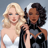 Emma frost and Storm