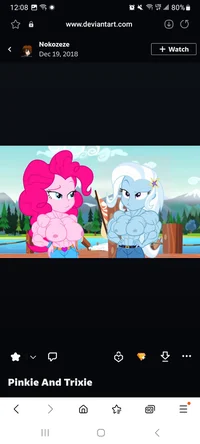 Trixie and pinky pie