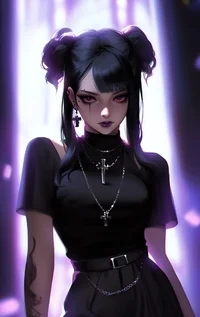 Tessa - goth gf