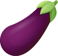 eggplant emoji