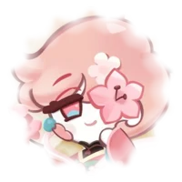 peach blossom cookie