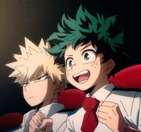 Deku and bakugo