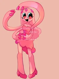 Pink rainbow friends