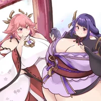 Ei und Yae miko 