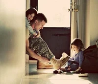 Your military father