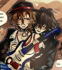 Dazai-Chuuya band AU