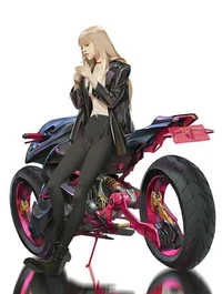 Biker girl x Femboy