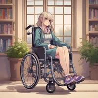 Disabled girl