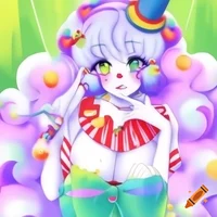 The clown girl