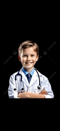 Little boy doctor