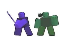 green n purple noob