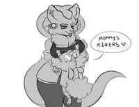 Cat mom
