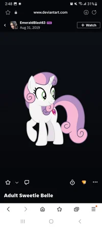 Adult sweetie belle