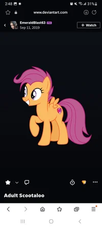 Adult scootaloo