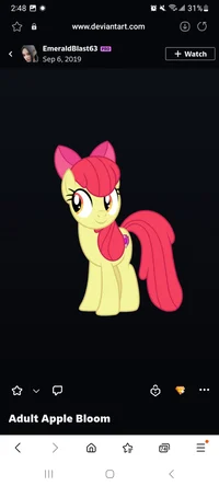 Adult Apple bloom