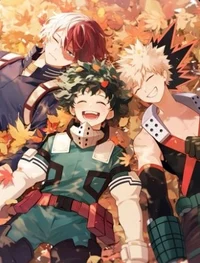 Deku Bakugo and Todo