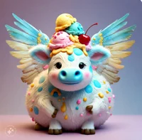 Magic Ice cream cow