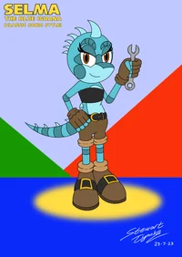 SelmaThe Blue Iguana