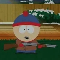 Stan with a gun