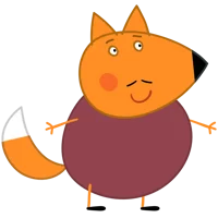 Mr fox peppa pig 