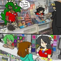 Skullgirl en un OXXO