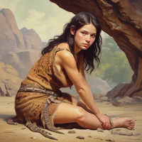 Paleolithic girl