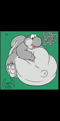 Fat Grey Yoshi