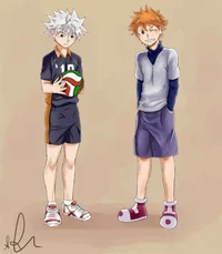 Killua y shoyo 