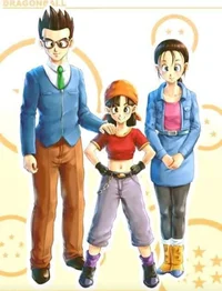 Gohan Videl and Pan 